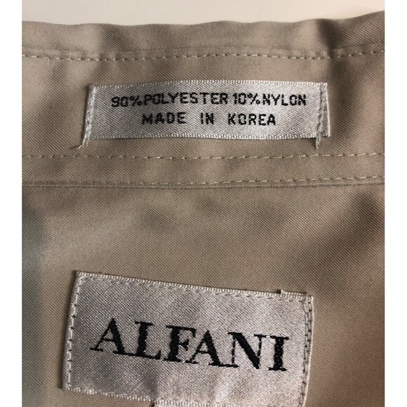 Alfani Mens Size Large Light Brown Long Sleeve Button Up Collared Shirt - Picture 8 of 9